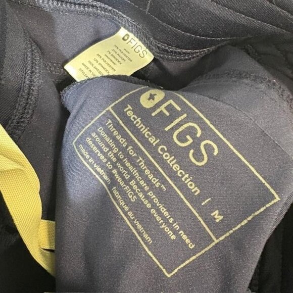 FIGS Scrub Pants Mens Medium Navy Technical Collection Cargo Jogger T2001 - Picture 4 of 8